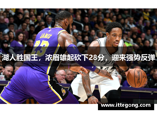 湖人胜国王，浓眉雄起砍下28分，迎来强势反弹